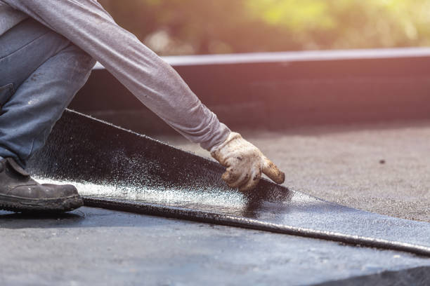 Professional Waterproofing technician working in Laketon, IN